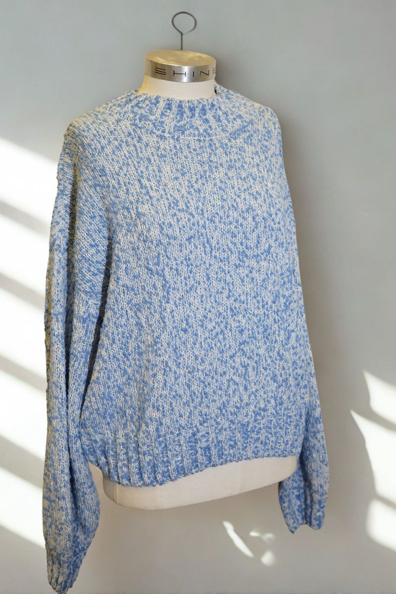 Scotch & Soda Blue and White Relaxed Knit