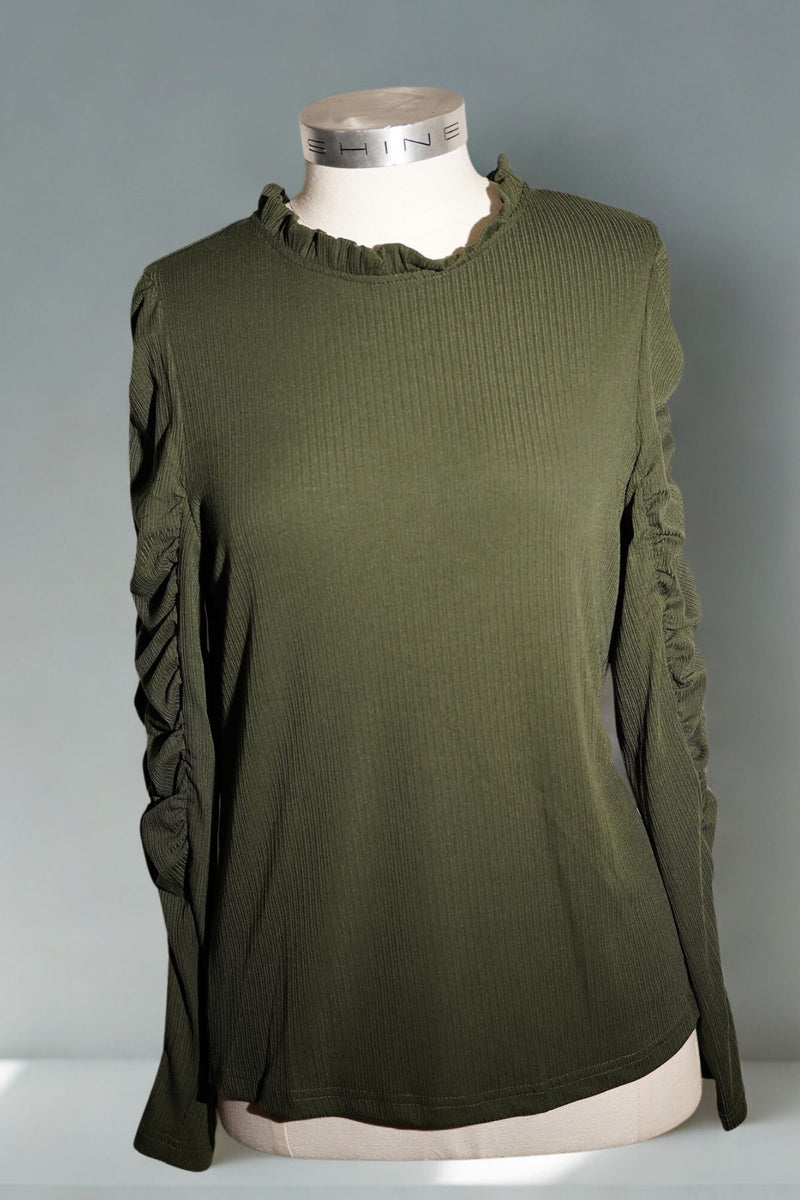 Et Alia Frankie Top-Khaki