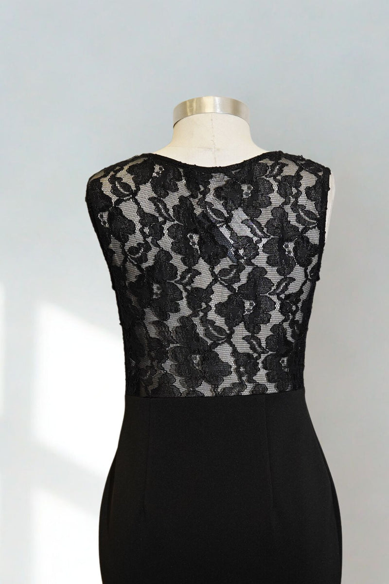 Mr K Lace Panel Cocktail Dress