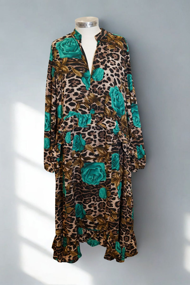 David Pond Leopard Dress