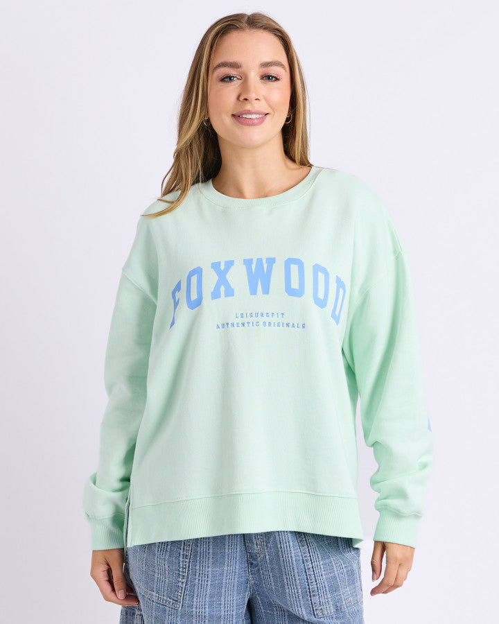 Foxwood Interval Crew - Mint Bluebell