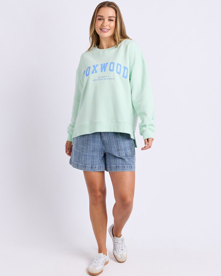 Foxwood Interval Crew - Mint Bluebell