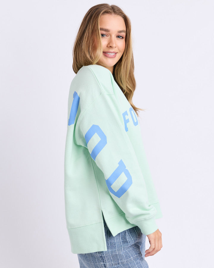 Foxwood Interval Crew - Mint Bluebell