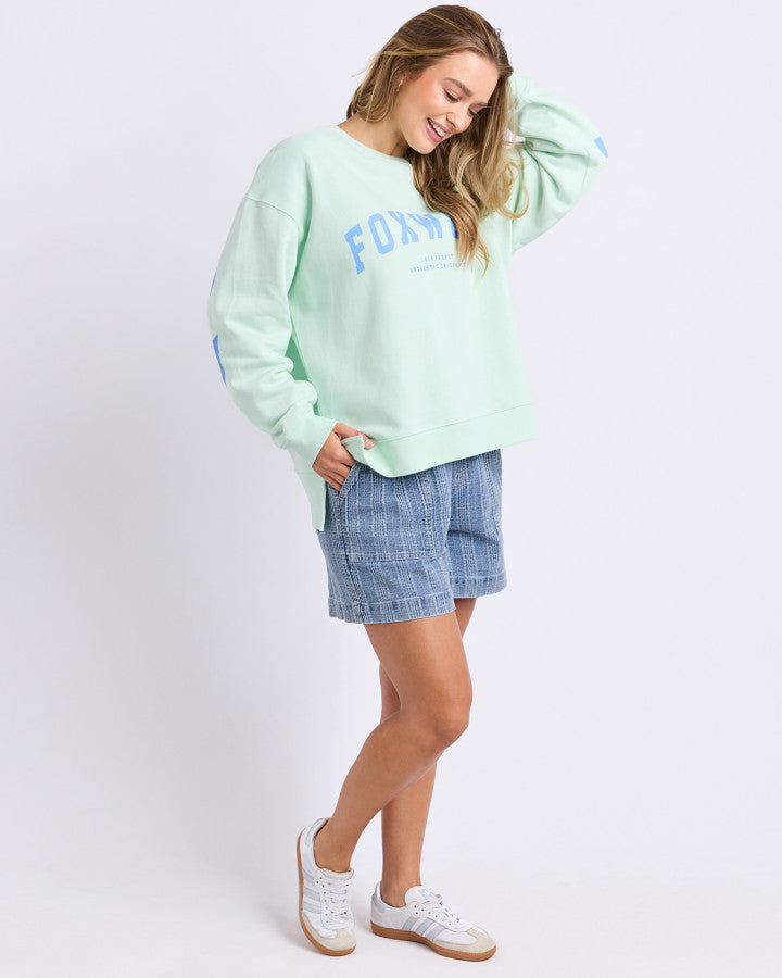 Foxwood Interval Crew - Mint Bluebell