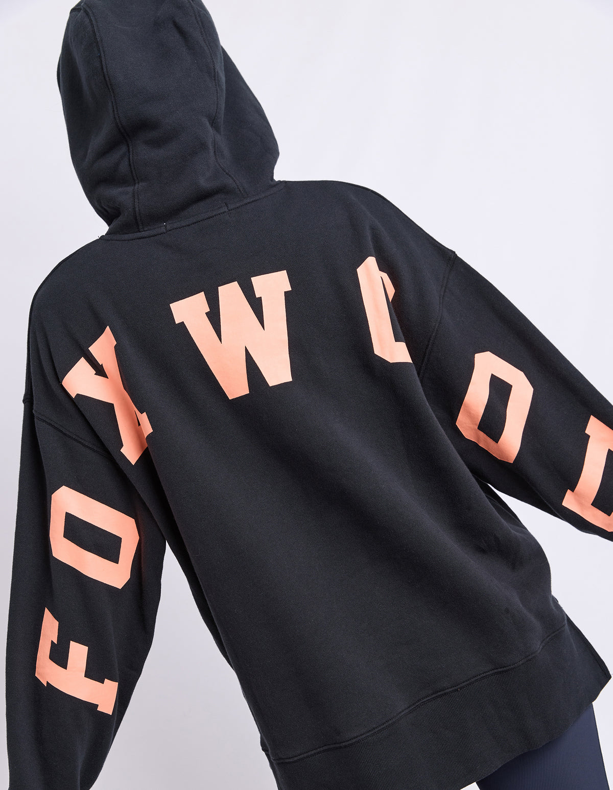 Foxwood Interval Hoodie Black Orange