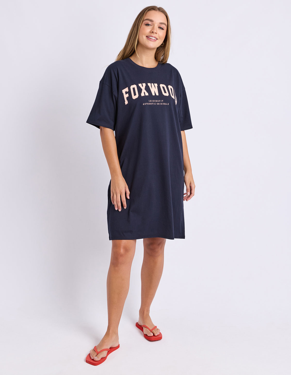 Foxwood Interval Tee Dress Navy