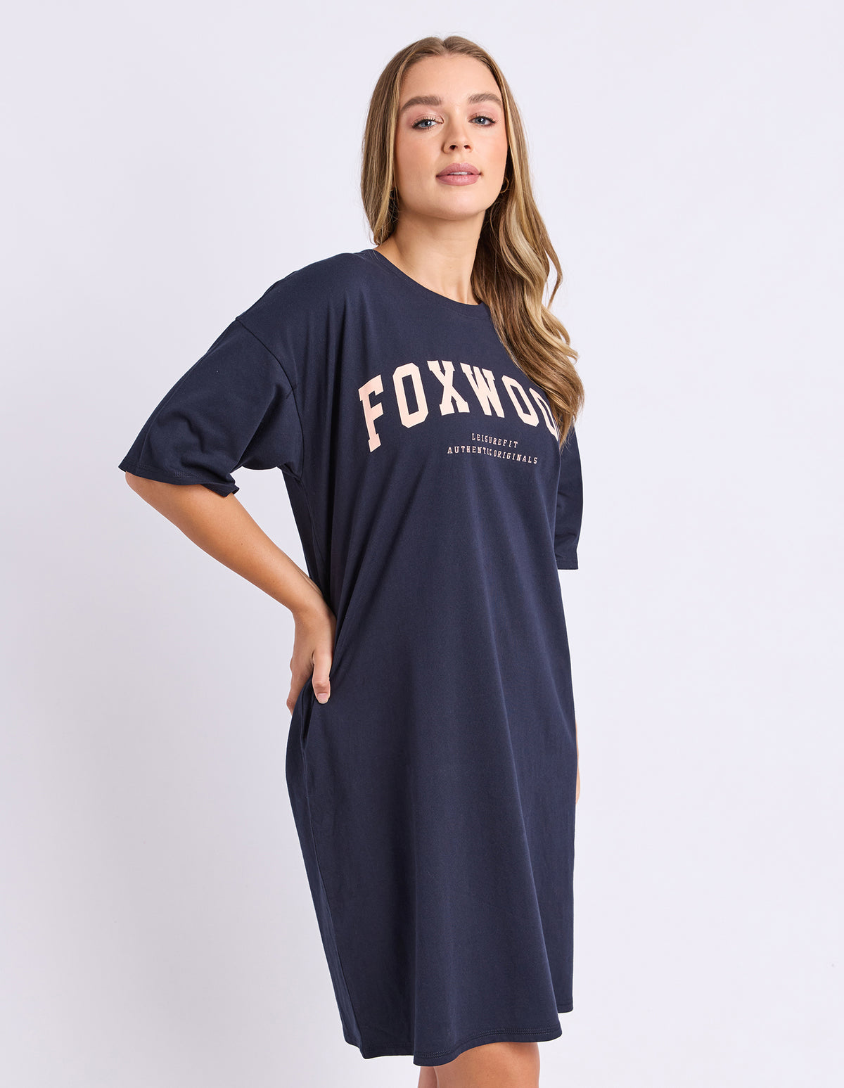 Foxwood Interval Tee Dress Navy