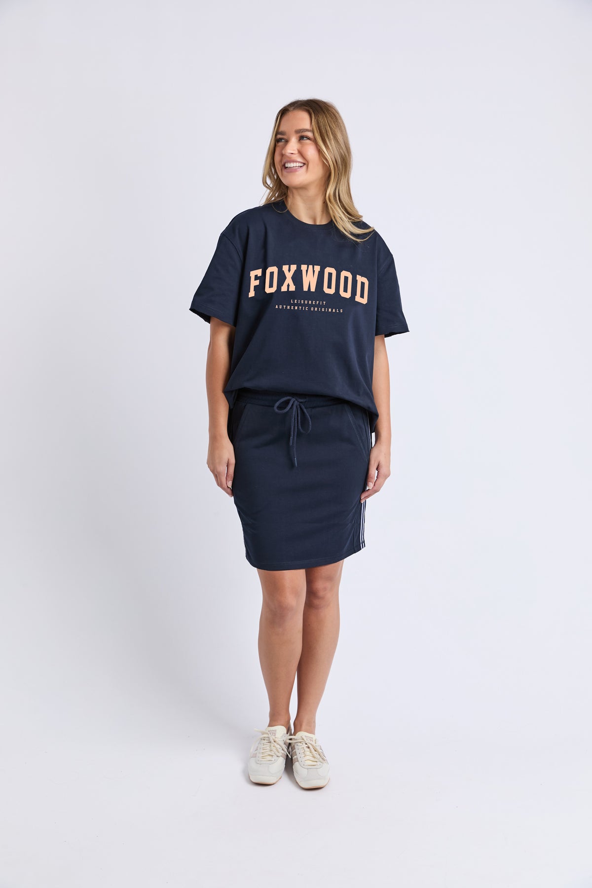 Foxwood Interval Tee Navy
