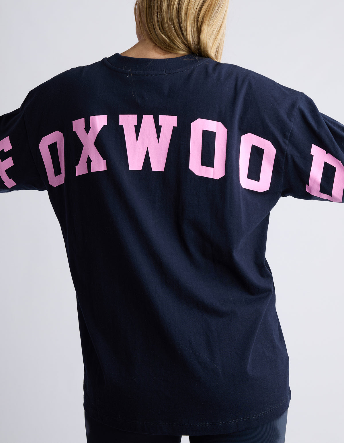 Foxwood Interval Tee Navy Pink