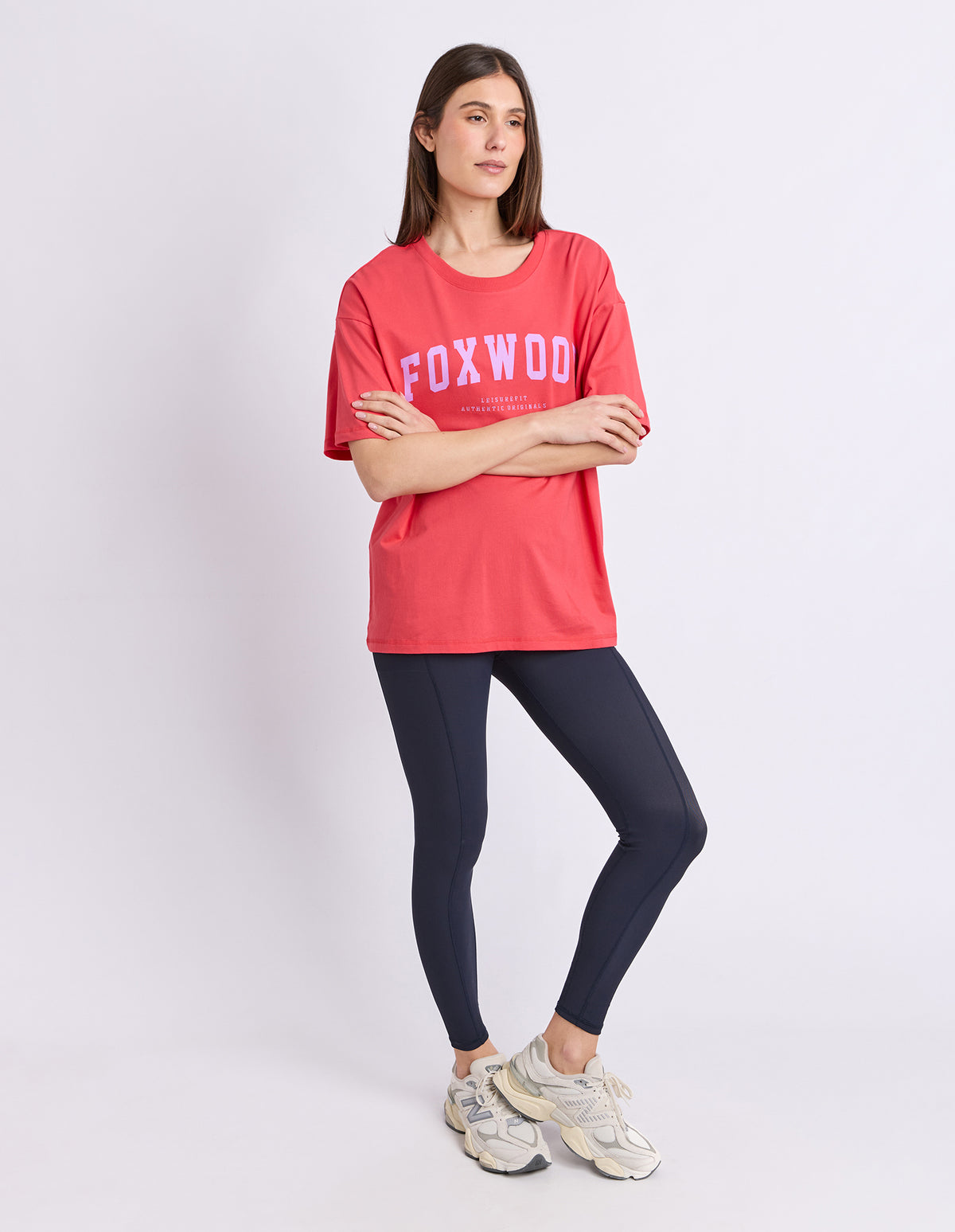 Foxwood Interval Tee Raspberry