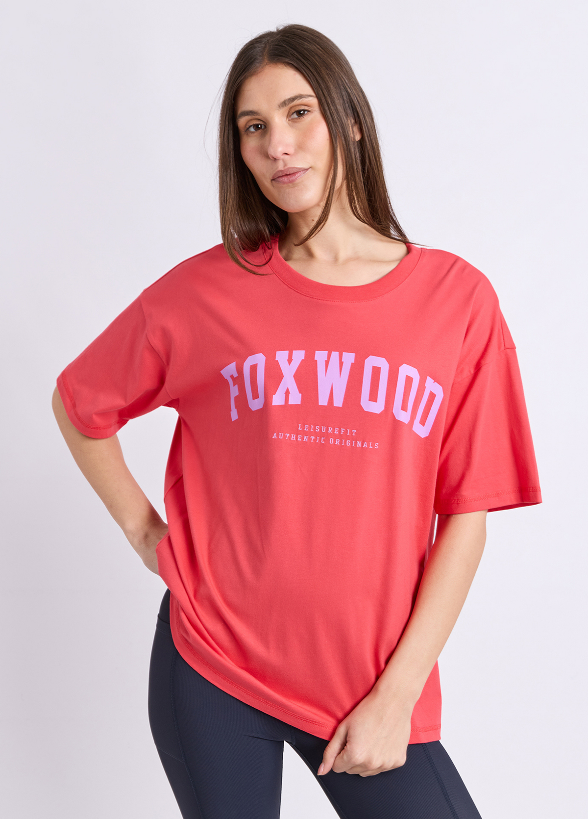 Foxwood Interval Tee Raspberry