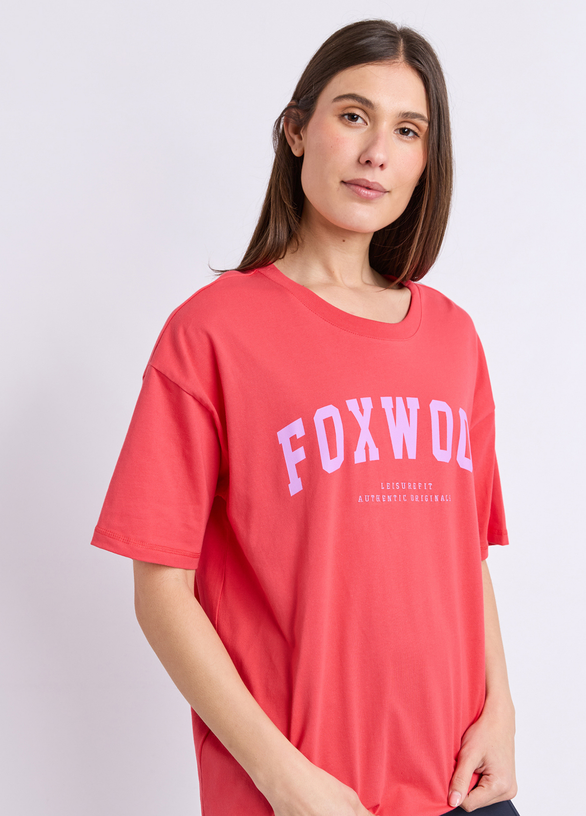 Foxwood Interval Tee Raspberry