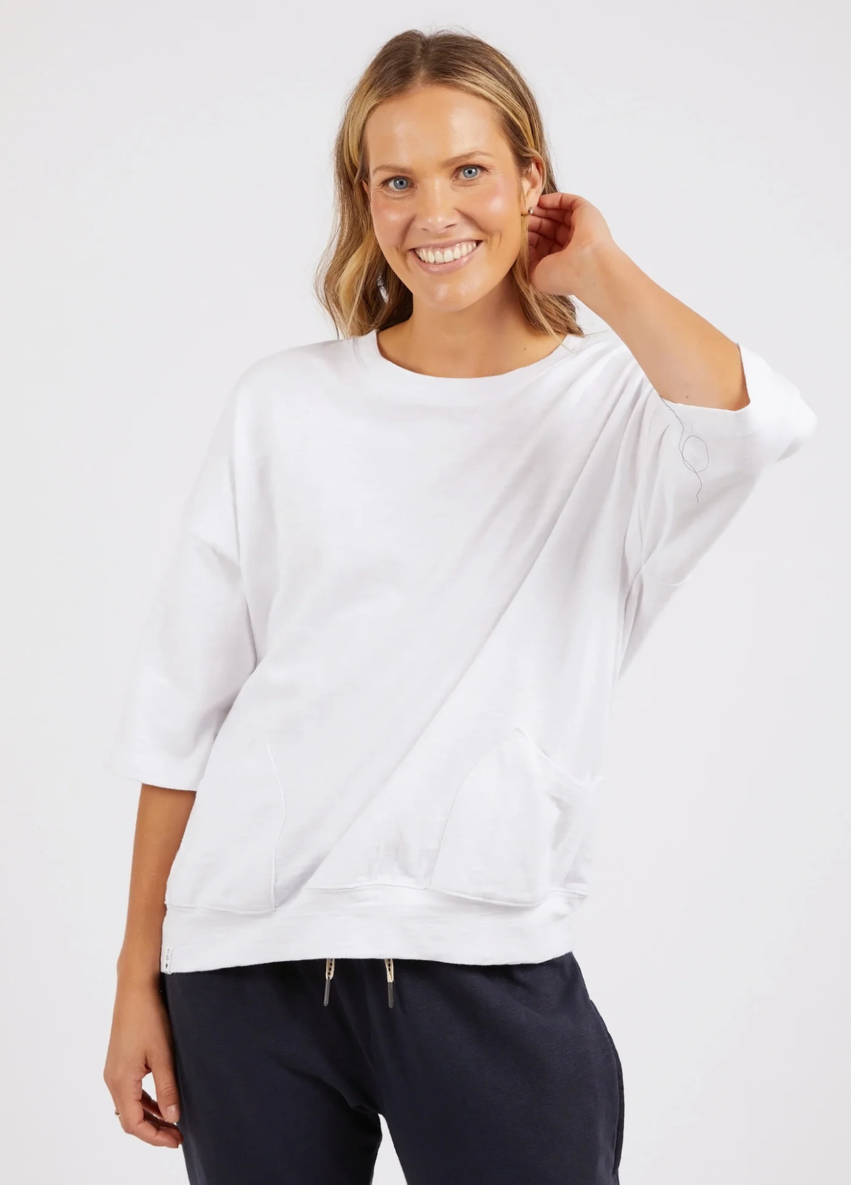 Elm Mazie Sweat White