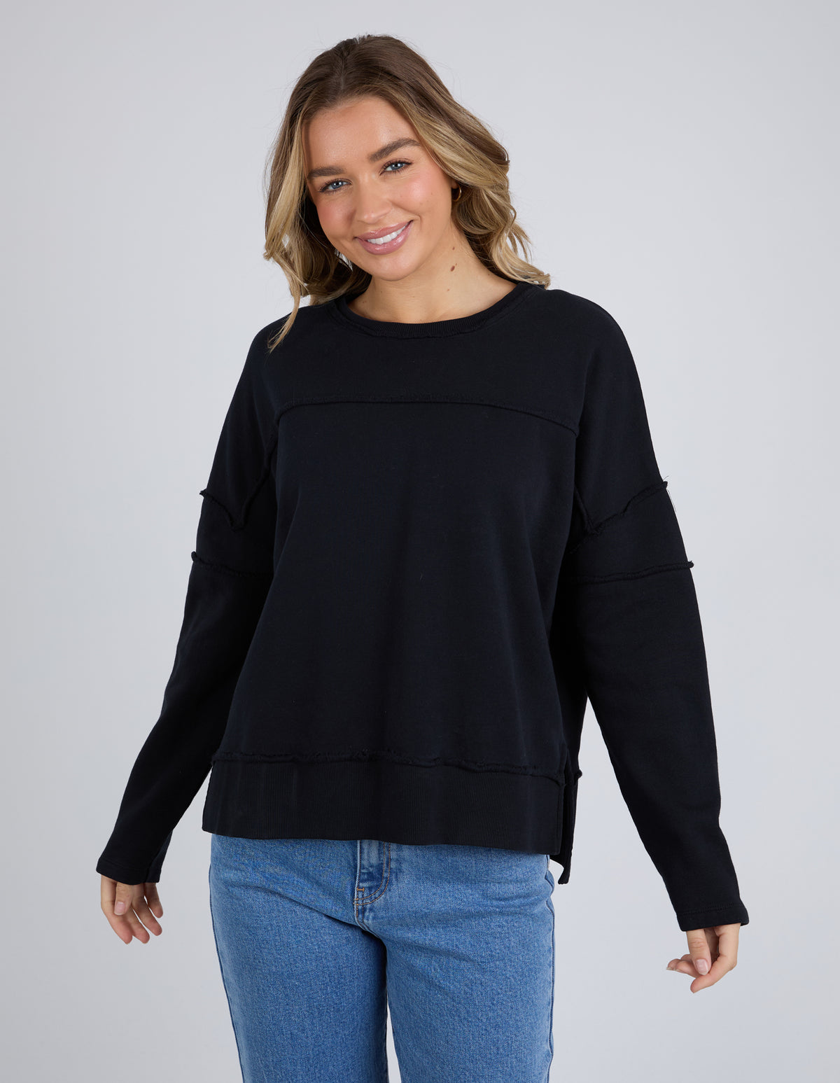 Foxwood Jayne Throw On Fleece Black