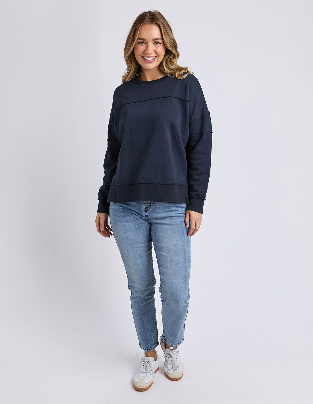 Foxwood Jayne Throw On Fleece Dark Sapphire