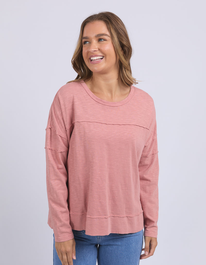 Foxwood Jayne Throw On Top - Ash Rose