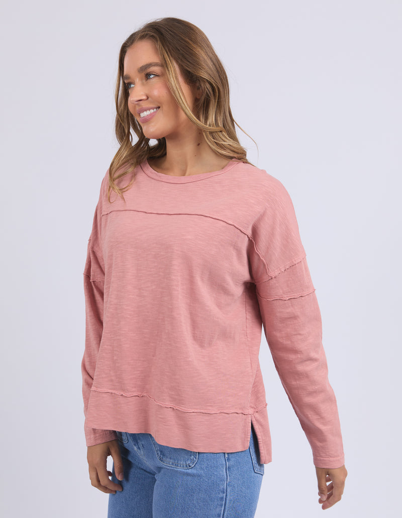 Foxwood Jayne Throw On Top - Ash Rose