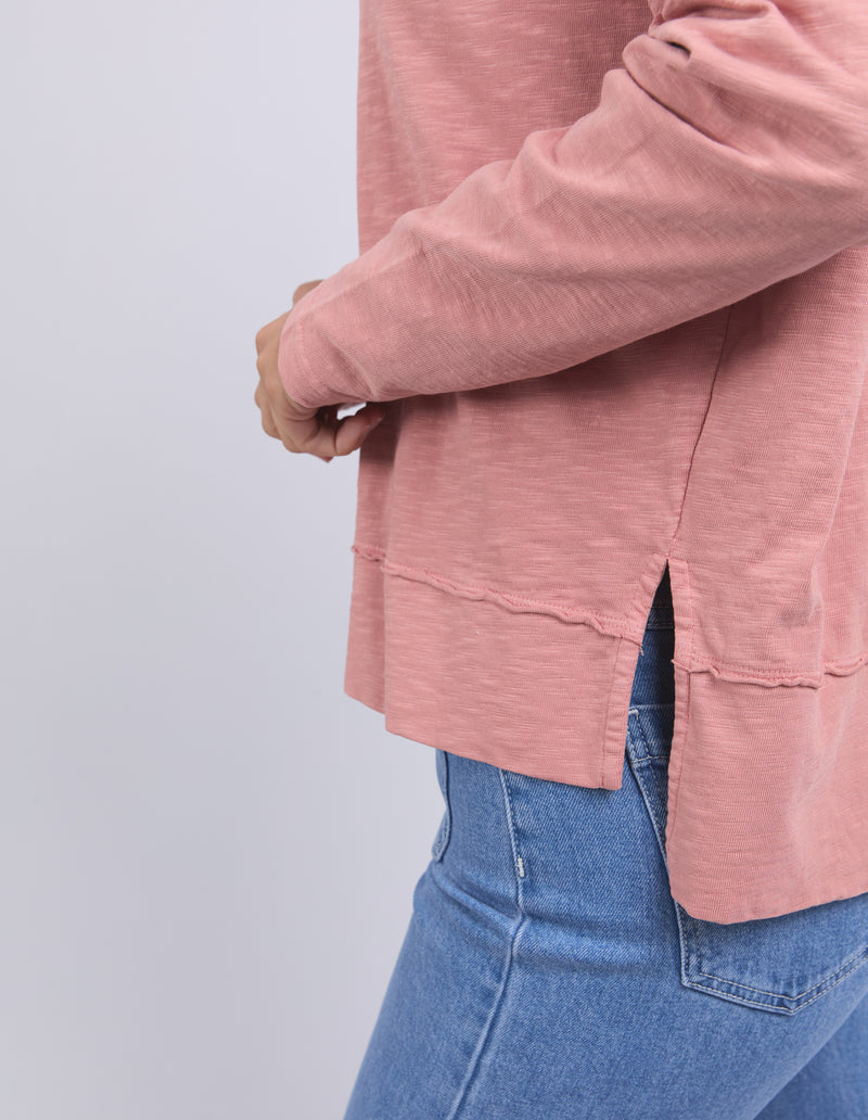 Foxwood Jayne Throw On Top - Ash Rose