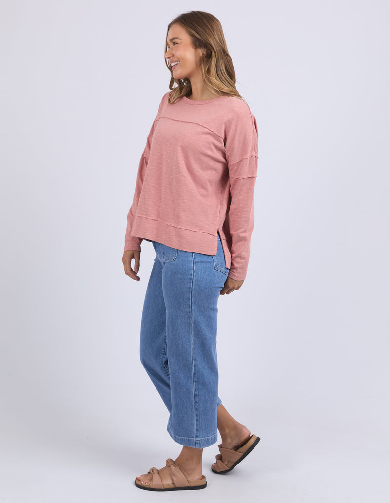 Foxwood Jayne Throw On Top - Ash Rose