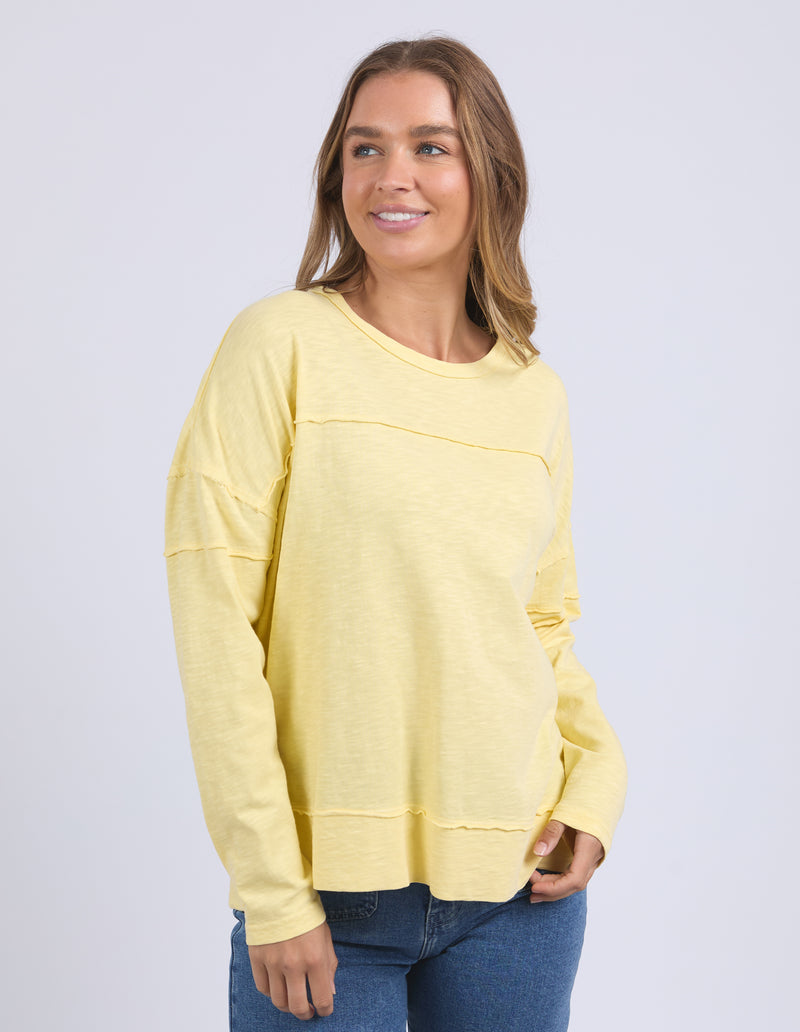 Foxwood Jayne Throw On Top - Lemon