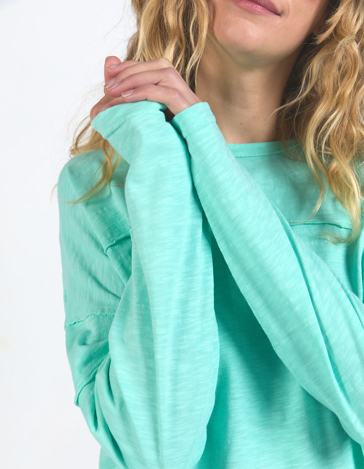 Foxwood Jayne Throw On Top Neon Mint
