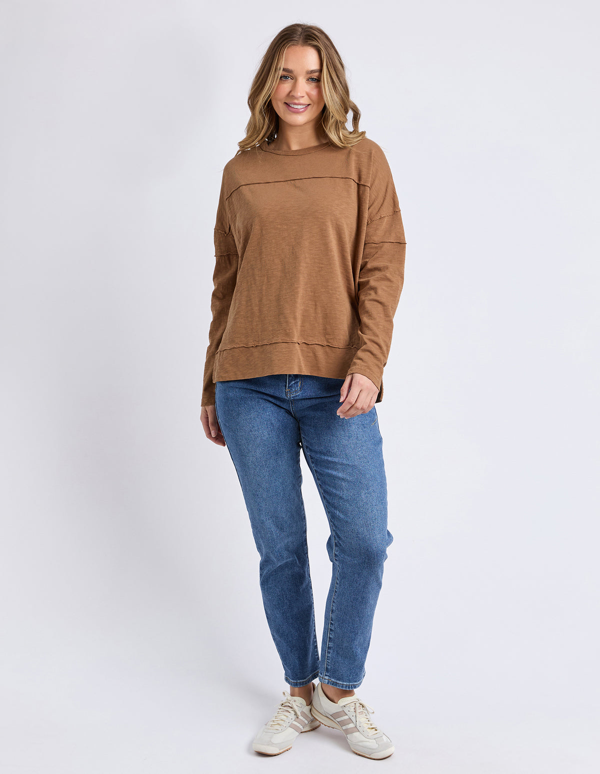 Foxwood Jayne Throw On Top - Tan