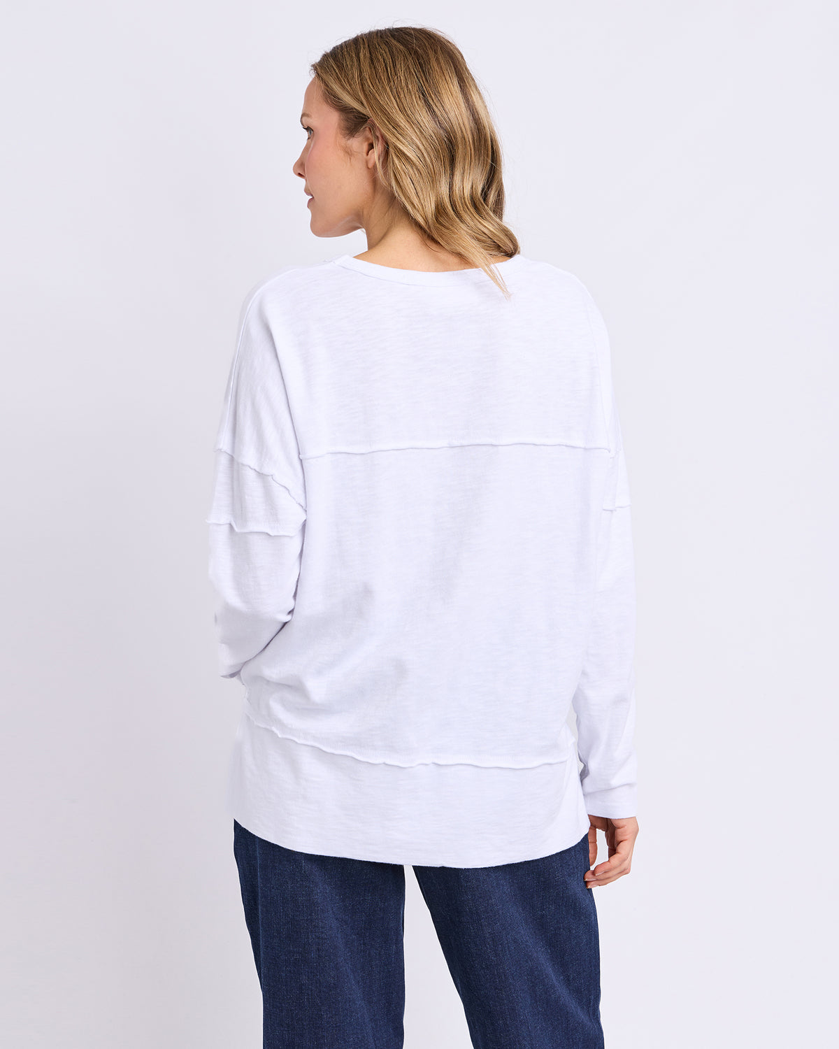 Foxwood Jayne Throw On Top  White