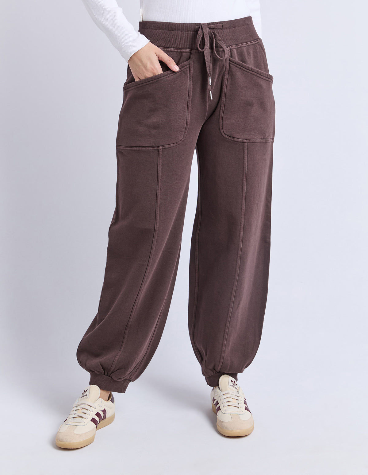 Foxwood Leo Track Pant Coffee