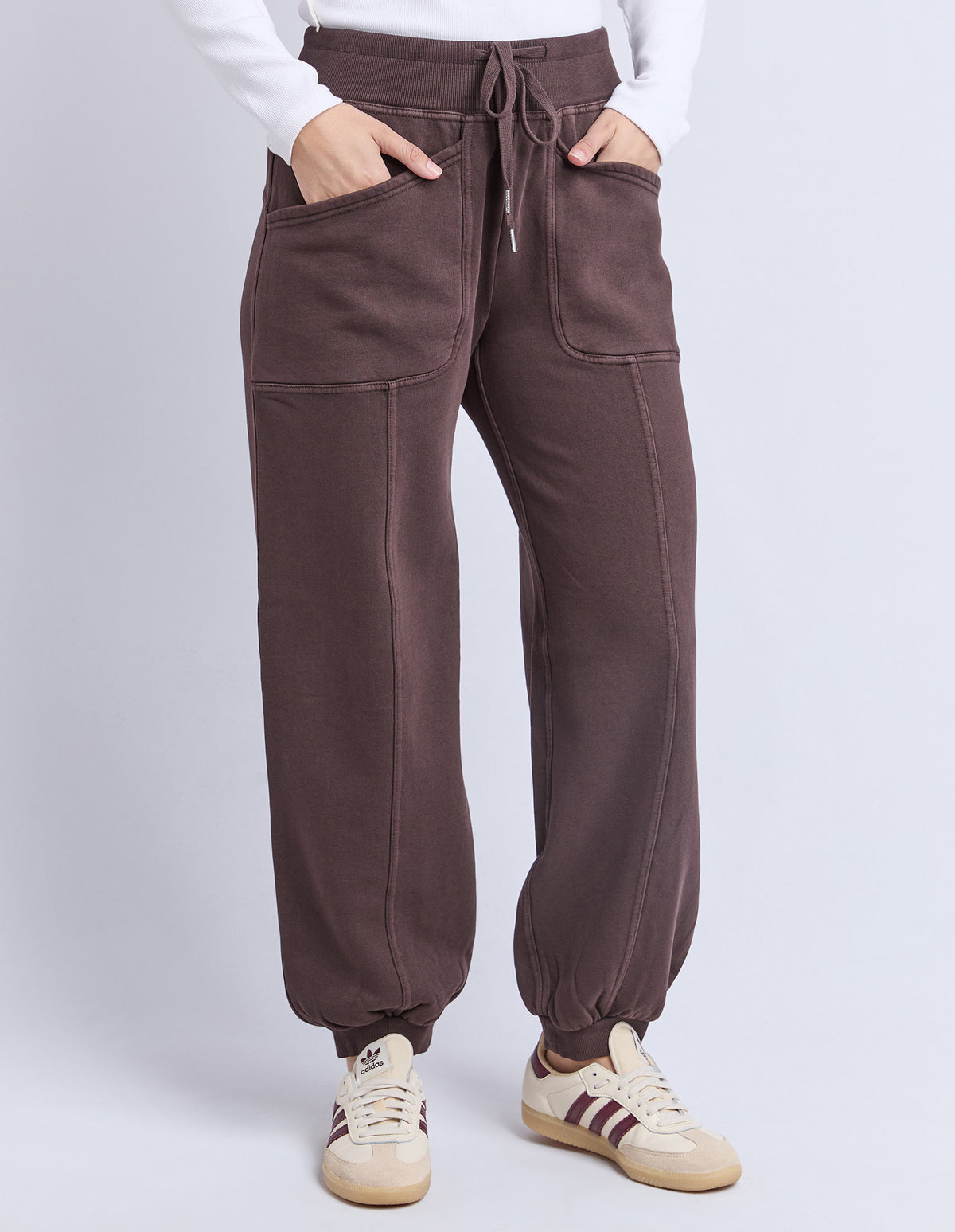 Foxwood Leo Track Pant Coffee