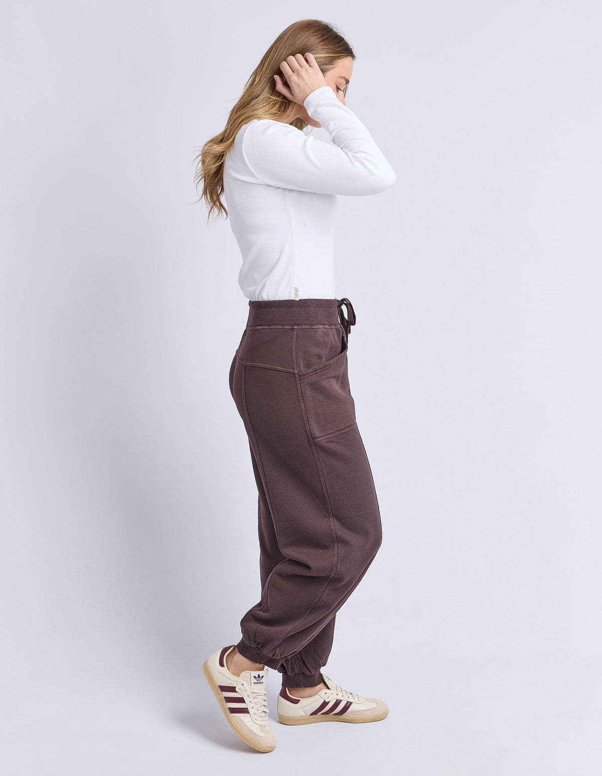 Foxwood Leo Track Pant Coffee