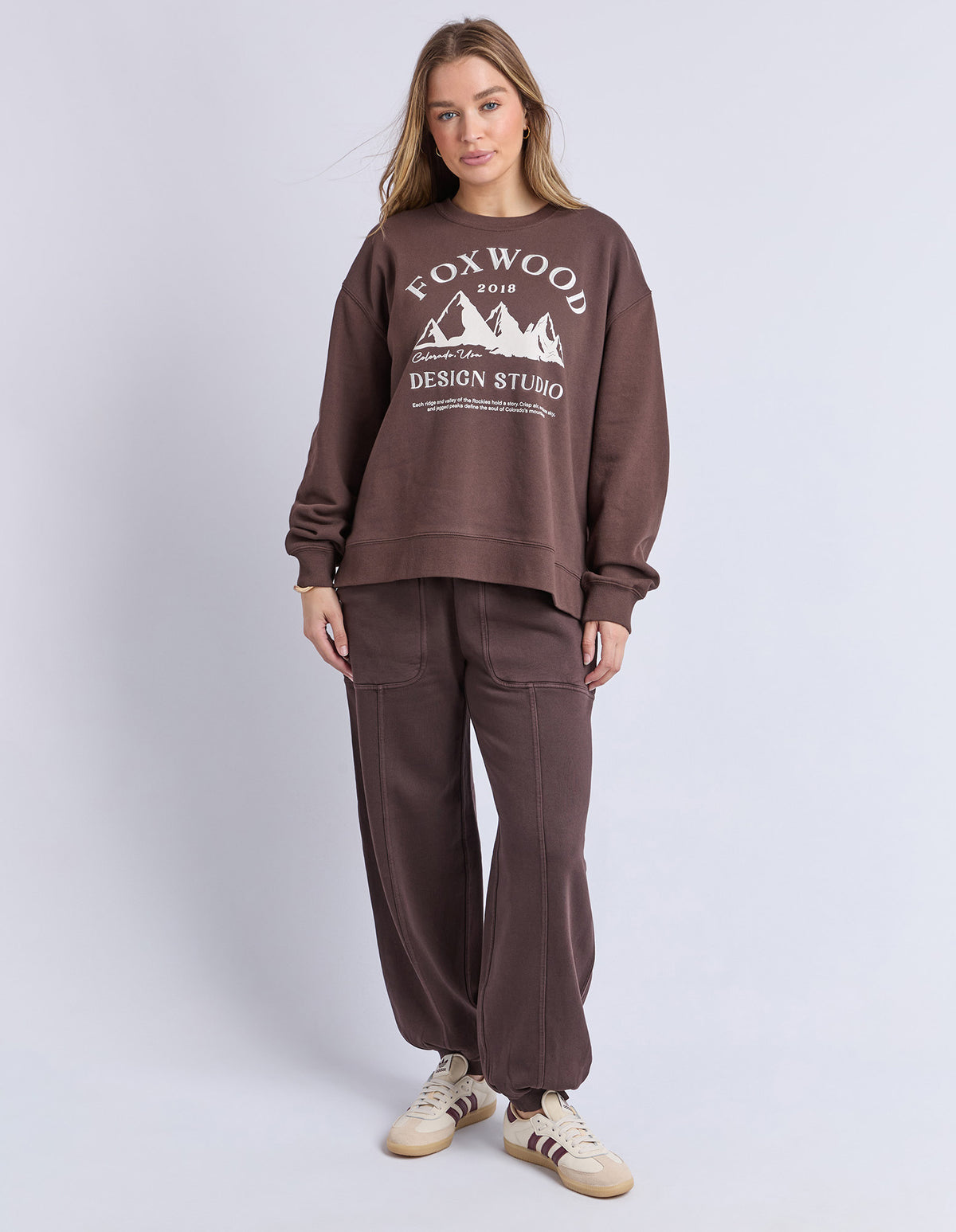 Foxwood Leo Track Pant Coffee