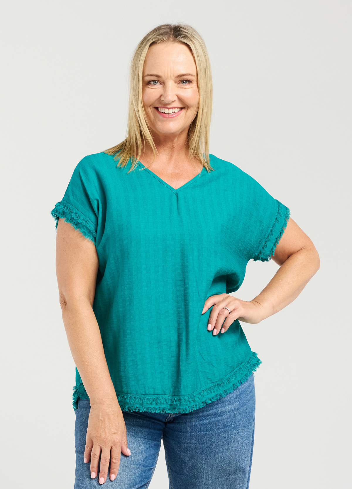 Seduce Lilah Top Teal