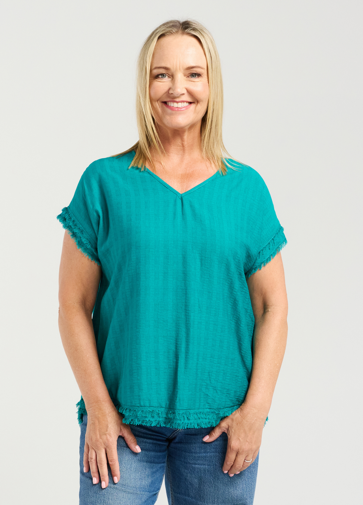 Seduce Lilah Top Teal