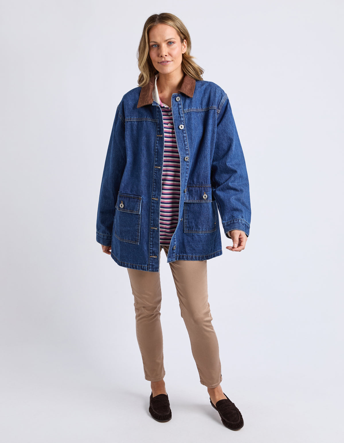 Elm Lilian Denim Barn Jacket