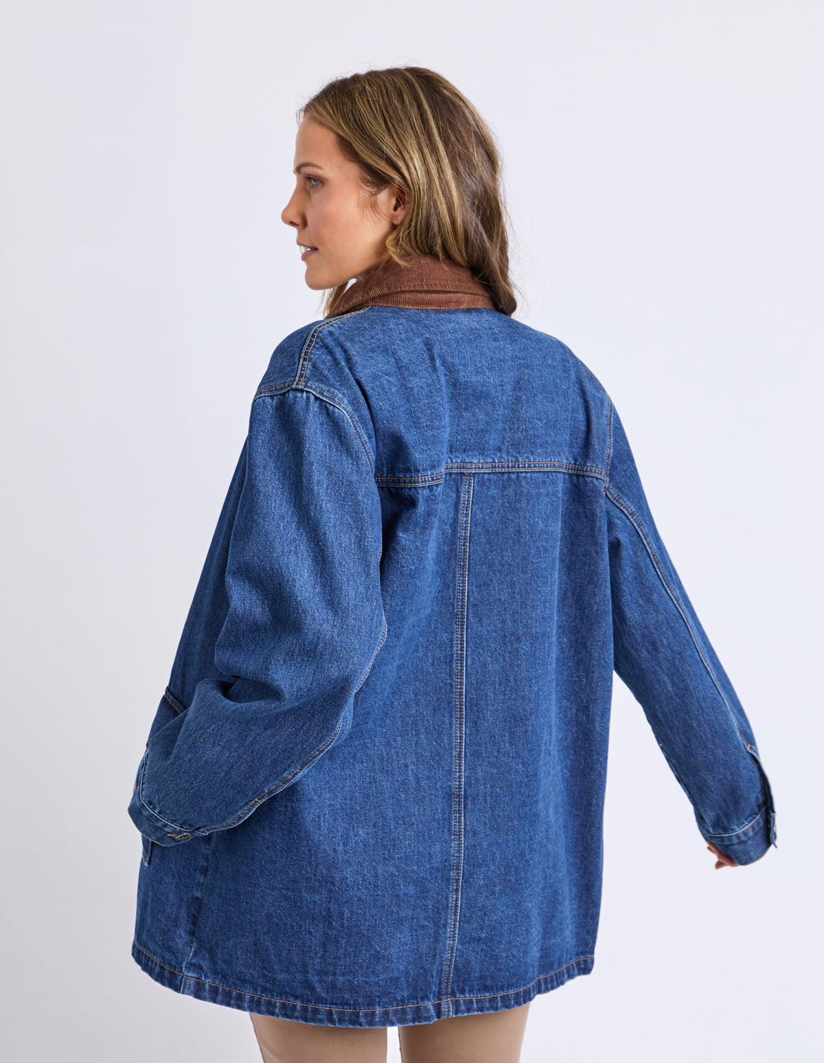 Elm Lilian Denim Barn Jacket
