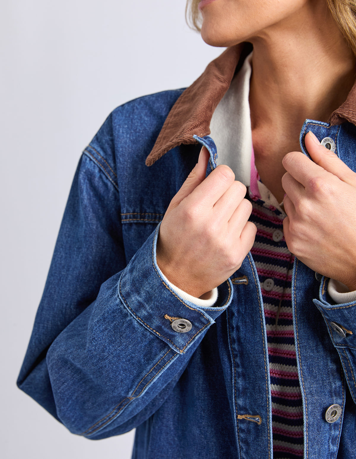 Elm Lilian Denim Barn Jacket