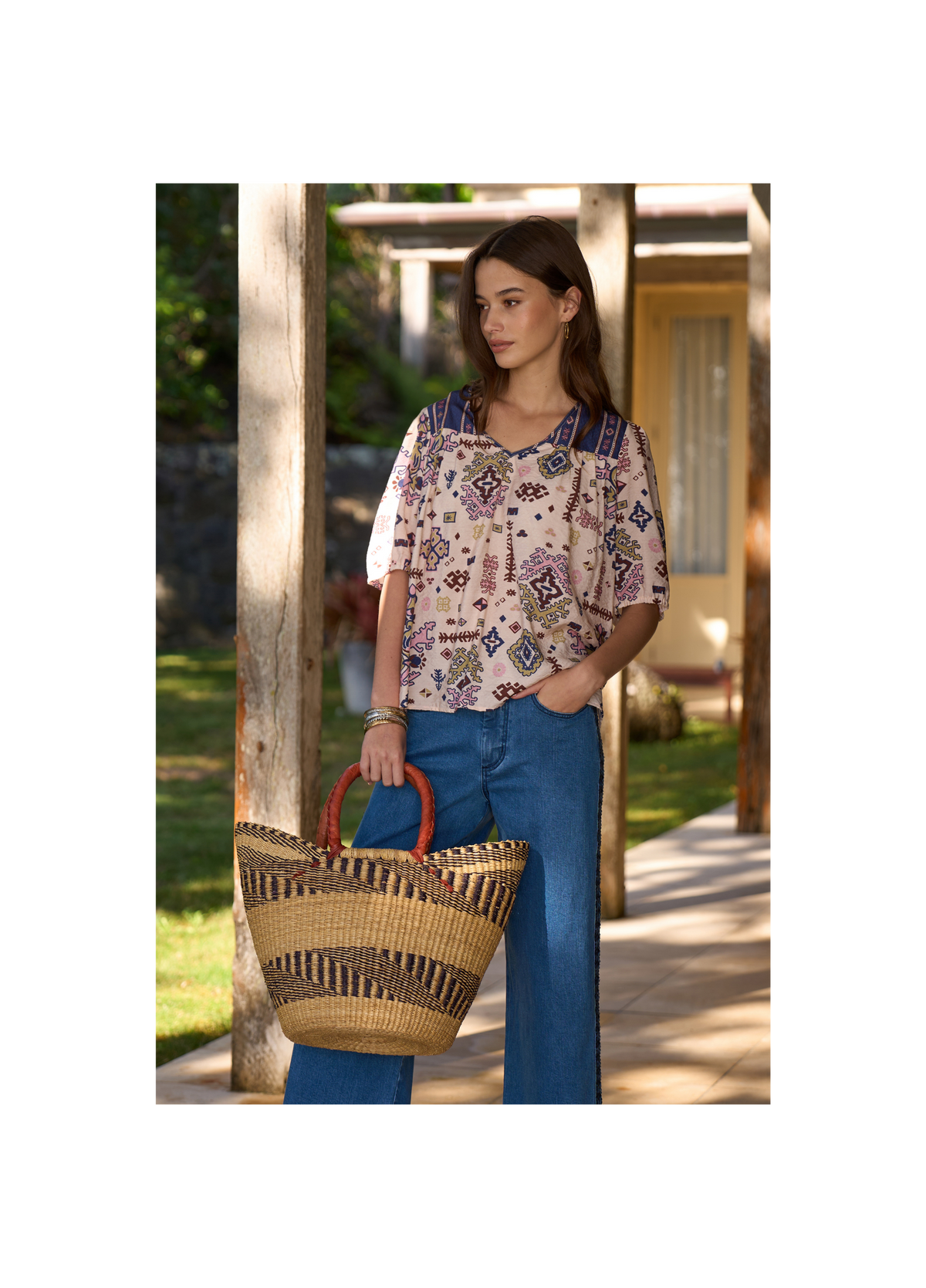 Loobie's Story Lanka Top Bone