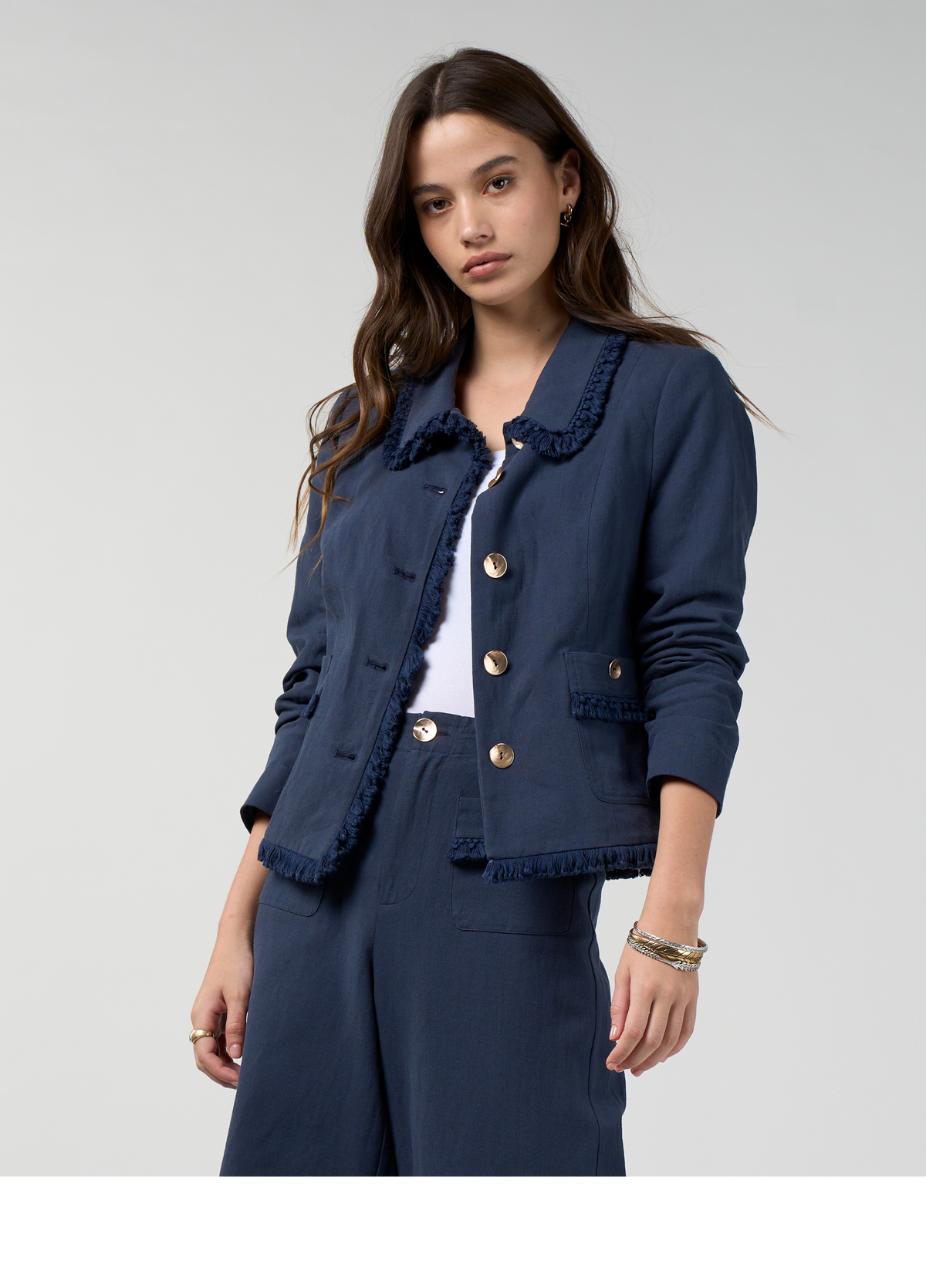 Loobie's Story Navi Jacket- Indigo