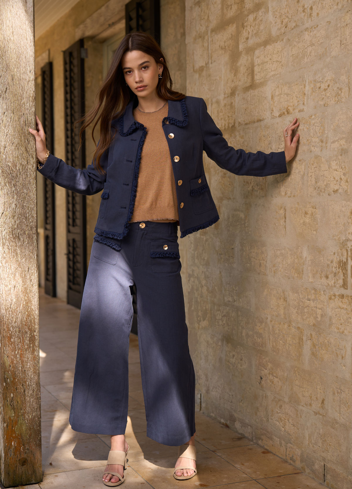 Loobies Story Navi Pants-Indigo
