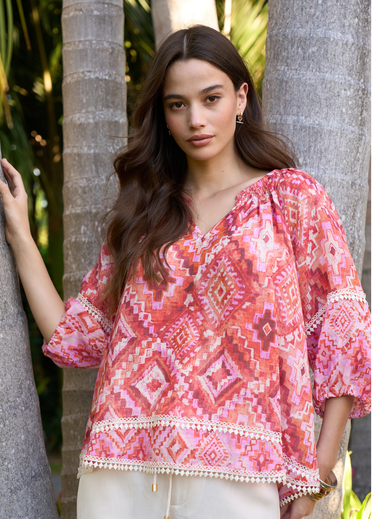 Loobies Story Sinhala Top Coral