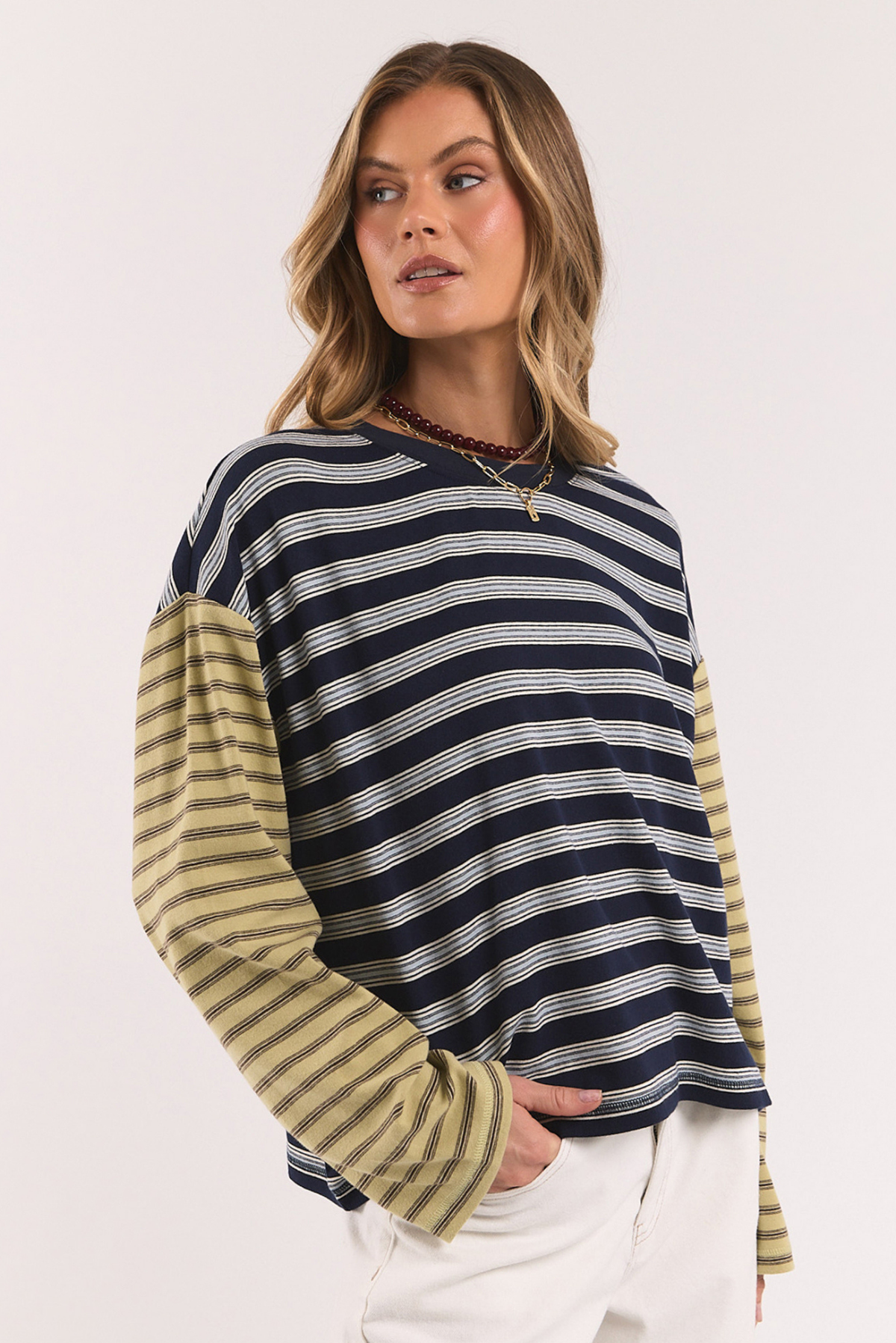 Foxwood Mash Up Tee Blue