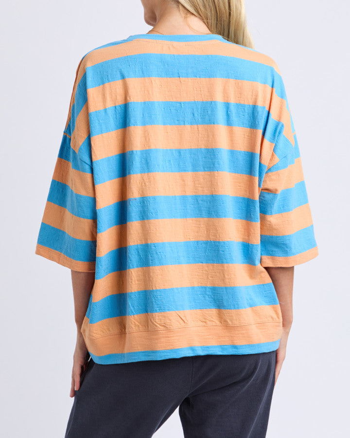 Elm Mazie Block Stripe Sweat