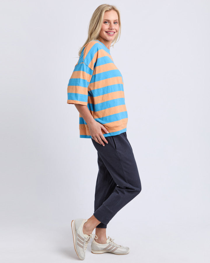 Elm Mazie Block Stripe Sweat