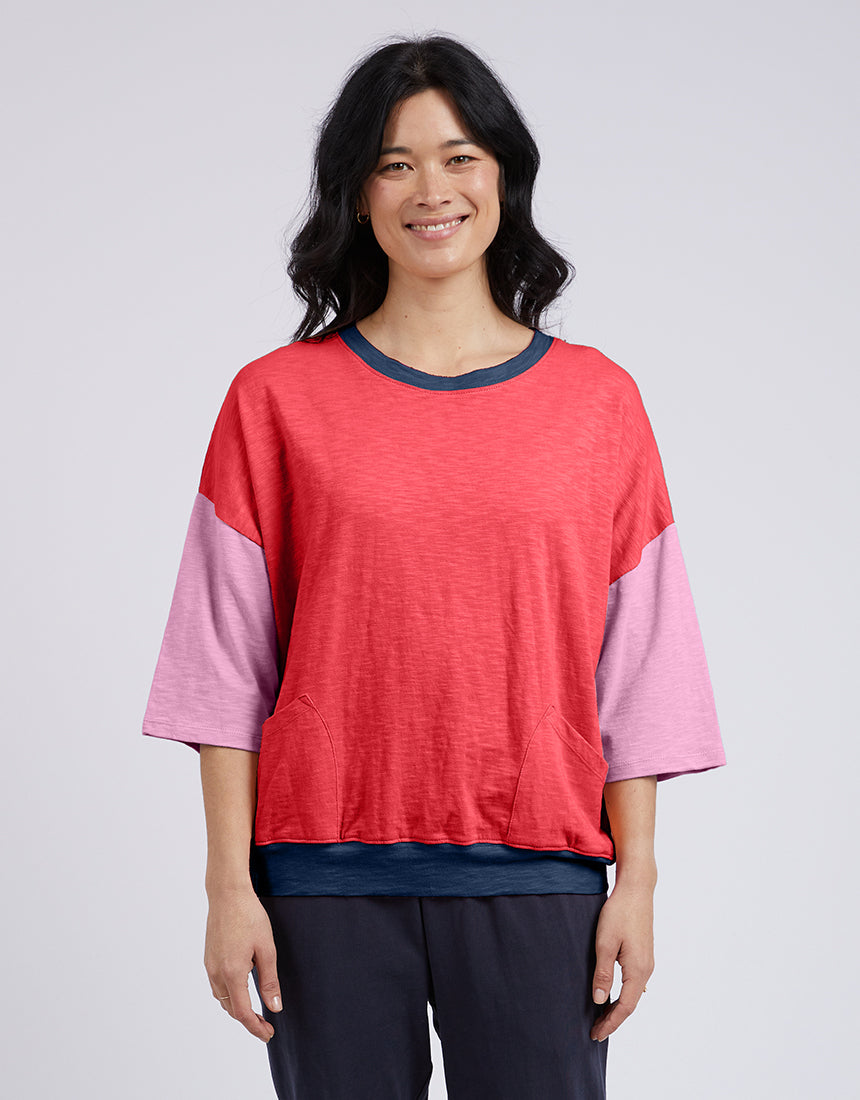 Elm Mazie Colour Block Sweat