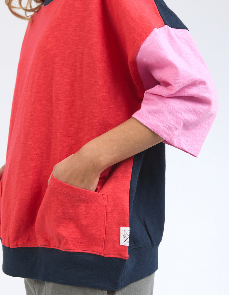 Elm Mazie Colour Block Sweat