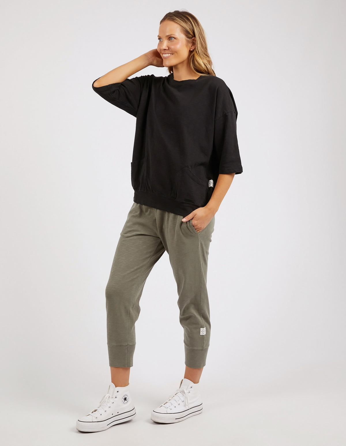Elm Mazie Sweat China Black