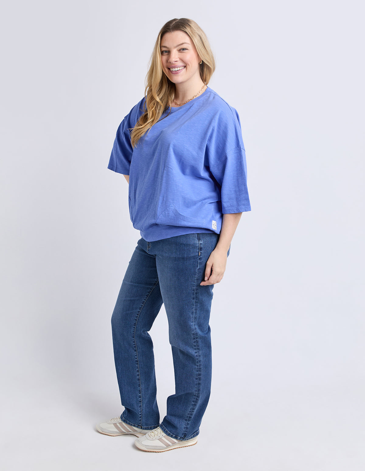 Elm Mazie Sweat Cornflower