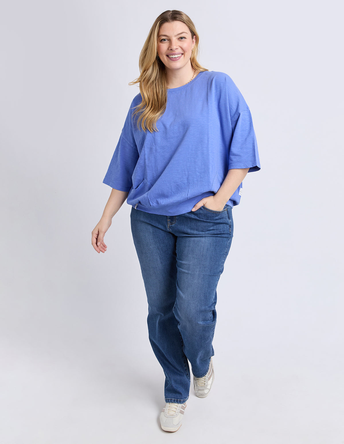 Elm Mazie Sweat Cornflower