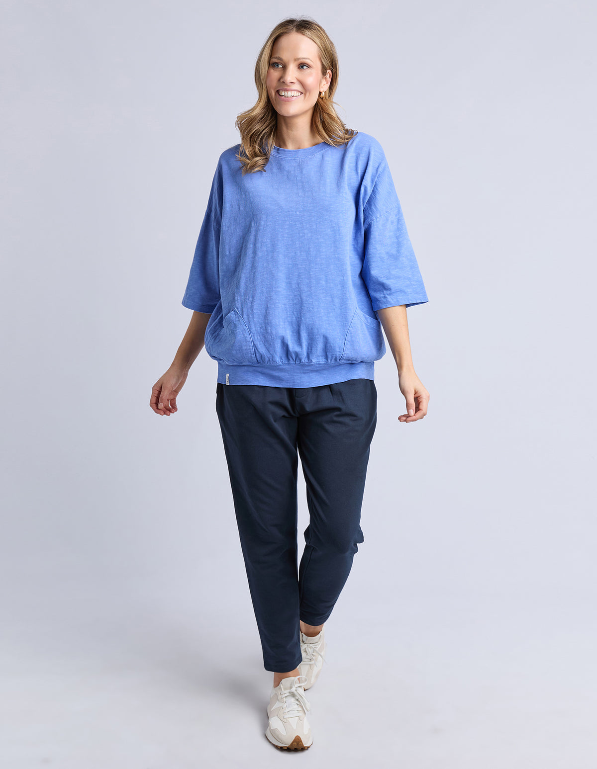 Elm Mazie Sweat Cornflower