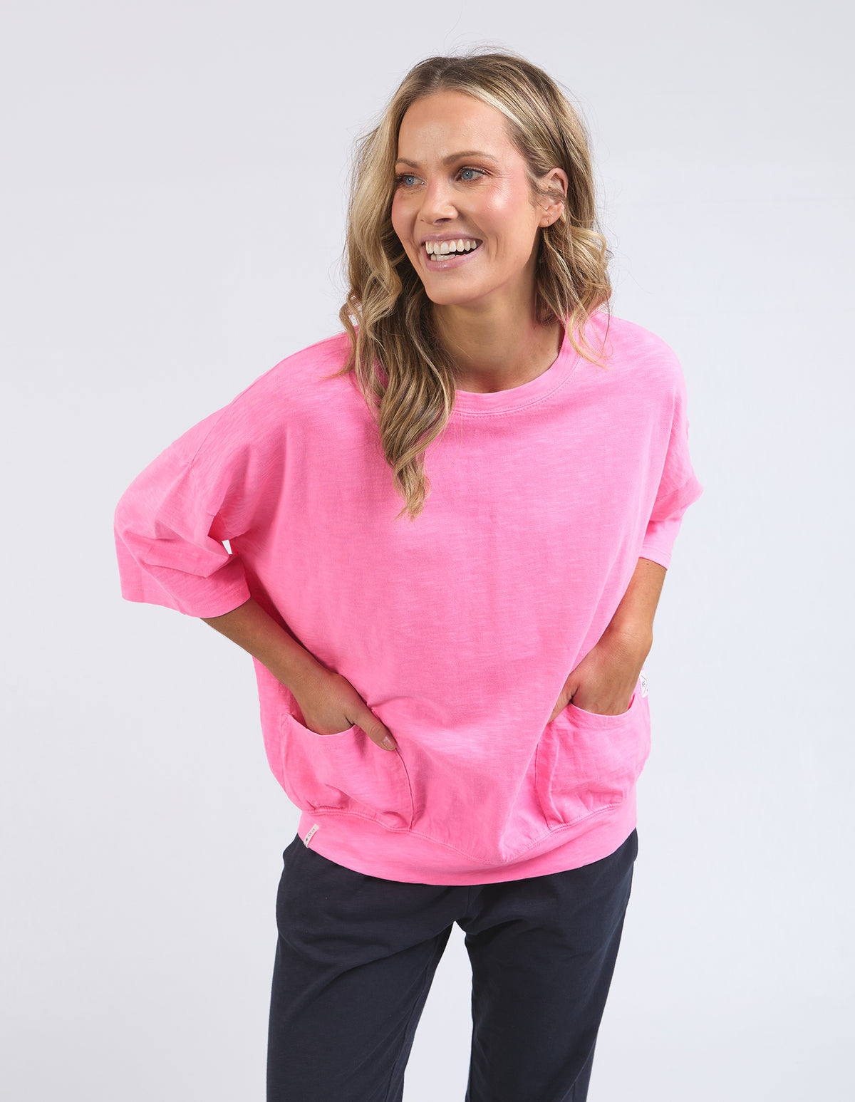 Elm Mazie Sweat Neon Pink